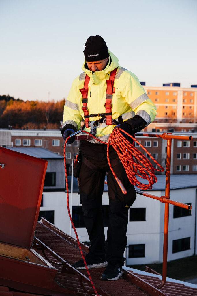 Energispar - Servicetekniker i arbete