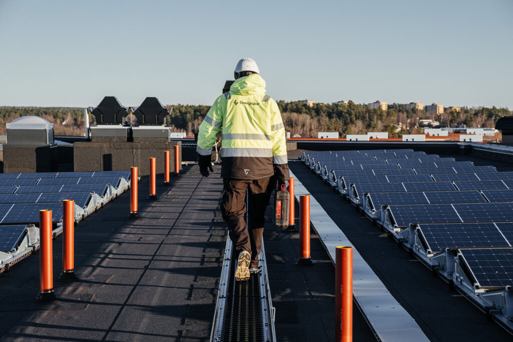 Energispar - Servicetekniker i arbete