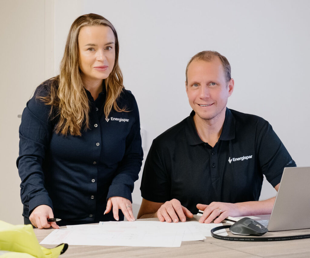 Medarbetare på Energispars kontor.