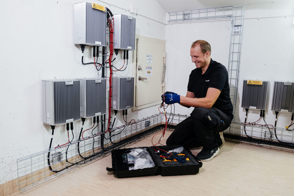 Energispar - Servicetekniker i arbete
