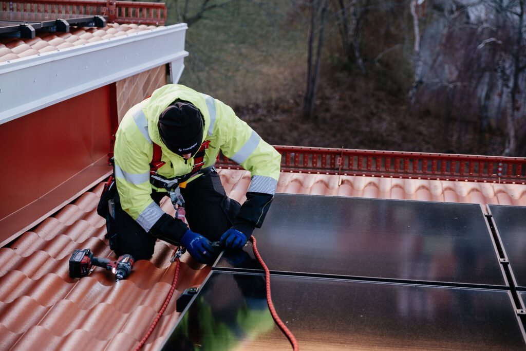 Energispar - Servicetekniker i arbete