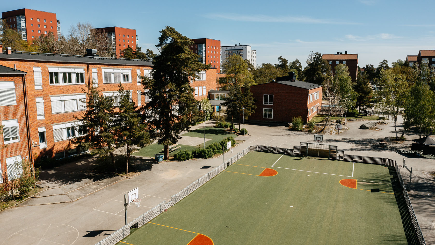 Fjärrvärmecentral Källängs skolan Lidingö