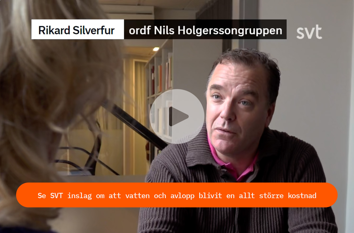 SVT - Högre räkningar i länet – vatten nu dyrare än watt